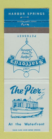 Matchbook Cover - The Pier Stafford's Harbor Springs Petoskey MI