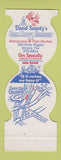 Matchbook Cover - David Swartz's East Coast Fisheries Miami FL