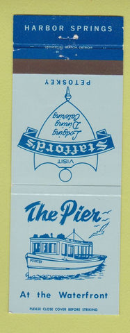 Matchbook Cover - Pier Stafford's Harbor Springs Petoskey MI