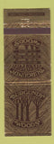 Matchbook Cover - Burgundy Woods San Antonio TX WEAR