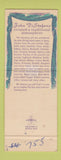 Matchbook Cover - Vicctor Cafe Philadelphia PA