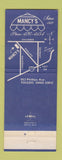 Matchbook Cover - Mancy's Restaurant Toledo OH