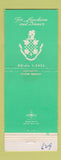 Matchbook Cover - Caminari's Locust Valley LI NY