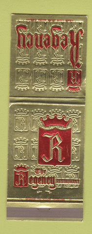 Matchbook Cover - Regency Restaurant Downey CA WEAR