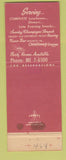 Matchbook Cover - Town & Country's Cafe Chablis Chicago IL WEAR