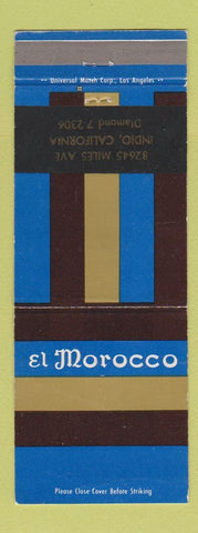 Matchbook Cover - El Morocco Indio CA