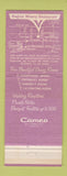 Matchbook Cover - Regina Winery Restaurant Etiwanda CA