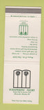 Matchbook Cover - Whispering Palms Golf Country Club Rancho Santa Fe CA