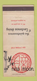 Matchbook Cover - New Moon Chinese Restaurant Los Angeles CA 30 Strike