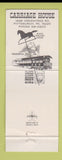 Matchbook Cover - Carriage House Restaurant Pittsburgh PA WEAR