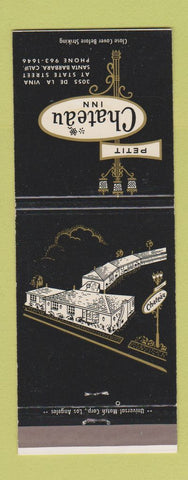 Matchbook Cover - Petit Chateau Inn Santa Barbara CA