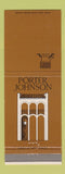 Matchbook Cover - Porter Johnson Interior Store Escondido CA