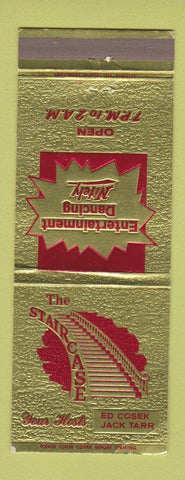 Matchbook Cover - The Staircase Downey CA restaurant