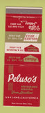 Matchbook Cover - Peluso's Restaurant Oakland CA