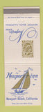 Matchbook Cover - Newporter Inn Newport Beach CA