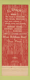 Matchbook Cover - El Rancho Restaurant Flint MI