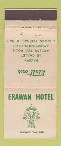 Matchbook Cover - Erawan Hotel Bangkok Thailand  WEAR