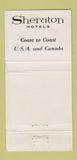 Matchbook Cover - Sheraton Hotel Philadelphia PA girlie WEAR 30 Strike