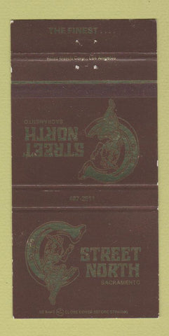 Matchbook Cover - C Street North Sacramento CA girlie 30 Strike