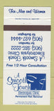 Matchbook Cover - A Smoth Touch Electrolysis Hair Removal Hamilton ON 30 Strike