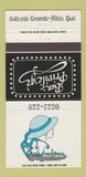 Matchbook Cover - Le Veccheres Grand Allee QC girlie 30 Strike