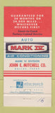 Matchbook Cover - Mark IV Air Conditioning Florissant MO Roy's 30 Strike