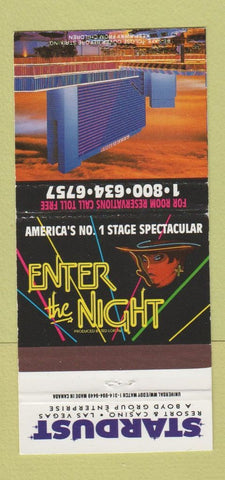 Matchbook Cover - Stardust Hotel Casino Las Vegas NV 30 Strike