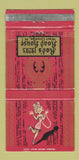 Matchbook Cover - Rod's 1920's Road House West Orange NJ girlie WEAR 30 Strike