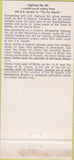 Matchbook Cover - Deacon's Esso oil gas Winnipeg MB 30 Strike