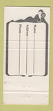 Matchbook Cover - Ruby Begonia's Fullerton CA girlie 30 Strike