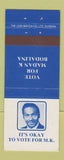Matchbook Cover - Madan K Bodalina Election South Africa