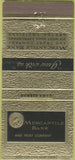 Matchbook Cover - Mercantile Bank Trust Gretna LA 30 Strike