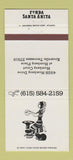 Matchbook Cover - Fonda Santa Anita Knoxville TN girlie 30 Strike