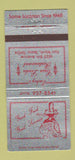 Matchbook Cover - Casa Linda Restaurant Fort Worth TX girlie Mexican 30 Strike