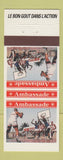 Matchbook Cover - Ambassade Cigarettes?
