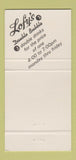 Matchbook Cover - Lofy's Restaurant Detroit MI 30 Strike