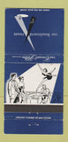 Matchbook Cover - Conrad Hilton Hotel Chicago IL Boulevard Room girlie 30 Strike