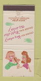 Matchbook Cover - Match Grins 1951 Percy Barker girlie 30 Stick