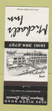 Matchbook Cover - Michael's Inn Niagara Falls ON 30 Strike