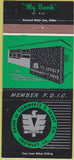 Matchbook Cover - Bank of Commerce Trust Crowley LA 30 Strike