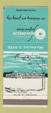Matchbook Cover - Ocean Breeze Seafood House Jersey City NJ 30 Strike