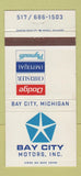 Matchbook Cover - Bay City Motors Chrysler Bay City MI Dodge Imperial 30 Strike
