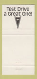 Matchbook Cover - Lewis Chevrolet Pontiac Sweetwater TN Firethorn Red 30 Strike