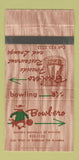 Matchbook Cover - Bowlero Bowling Denver Colorado 30 Strike