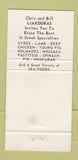 Matchbook Cover - Parthenon Restaurant Chicago IL Greek 30 Strike