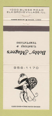 Matchbook Cover - Bobby Magee's Elk Grove Village IL girlie 30 Strike