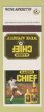 Matchbook Cover - Kaizer Chief Wine Aperitif soccer Liquor