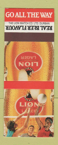 Matchbook Cover - Lion Beer South Africa