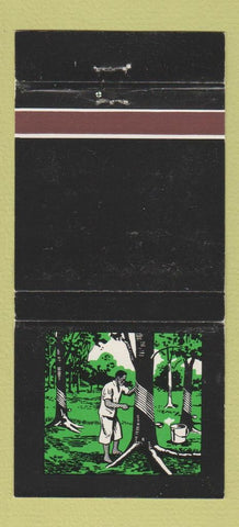 Matchbook Cover - EP Lambert Rubber Importers Latex Akron OH 30 Strike