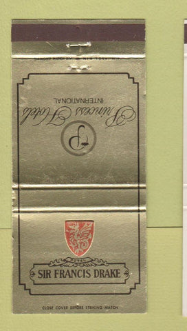 Matchbook Cover - Sir Francis Drake Hotel San Francisco CA 30 Strike